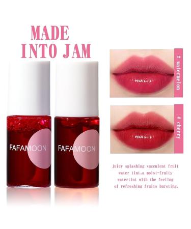 Buy ADPAN Fafamoon Lip Tint Set - Long Lasting Waterproof Non-Sticky Liquid Lip Stains (03+04) - International Shipping Available - Buy Online on GoSupps.com