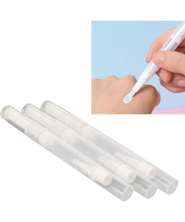 3PCS Reusable Cuticle Oil Pens - 2.5ml Transparent Twist Refillable Nail Polish Bottles with Brush Tip for Eyelash Growth - Cosmetic Containers - Buy Online on GoSupps.com