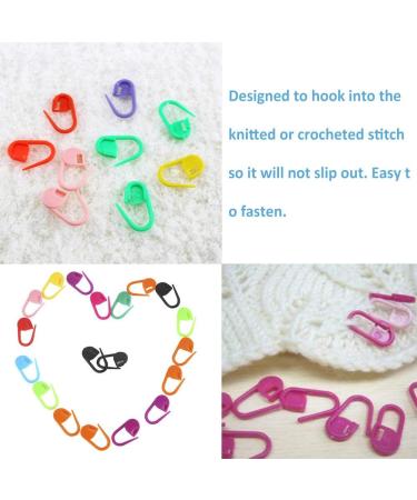 500 Colorful Knitting Markers & Clips for DIY Craft - Stitch Counter Needle Clips & Safety Pins - Buy Online on GoSupps.com
