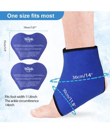 Buy Hilph Cooling Cuff Foot - Hot Cold Compress Wrap for Ankle Pain Relief Swelling & Plantar Fasciitis - International Shipping Available - Buy Online on GoSupps.com