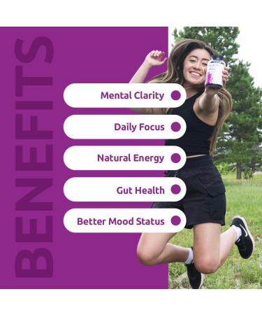 Cellev8 Focus & Memory Nootropic Gummies - Boost Cognitive Function Mental Clarity & Focus - Gluten Free Grape Flavor - 60 Count Made in USA - Buy Online on GoSupps.com