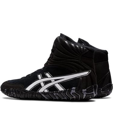 ASICS Men's Aggressor 5 Wrestling Shoes 10 - Black/White | Top Performance Gear - Buy Online on GoSupps.com