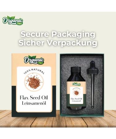  ORGANIC ZING Organic Zing Flax Seed Oil | Pure & Natural Essential Oil for Skincare Hair Care & Massage - 30ml/30ml - Buy Online on GoSupps.com