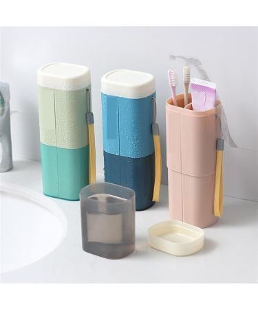 Digjobk Portable Toothbrush Mug - Travel Wash Cup & Organizer (Color A3) - Ideal for Home & Outdoor Use - Buy Online on GoSupps.com