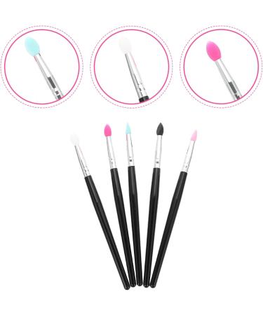 FOMIYES 10 Pcs Silicone Eyeshadow Brush Makeup Sponge Silicone Makeup Eyeshadow Applicator Cream Mix 14.7x0.9cmx2pcs As Shownx2pcs - Buy Online on GoSupps.com