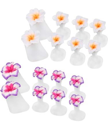FRCOLOR Silicone Flower Toe Separator Spacers - 2 Boxes Manicure Toe Stretchers for Women Men - Reusable Toenail Cushions Style 2 - Buy Online on GoSupps.com
