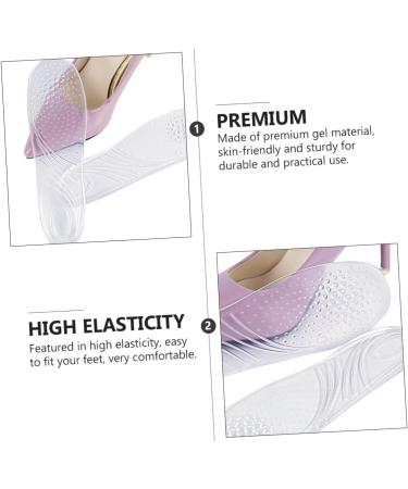 NOLITOY Invisible Shoe Cushions - Anti-Slip Gel Insoles for Women - Lightweight Transparent Foot Massage Pads (3 Pairs - Buy Online on GoSupps.com