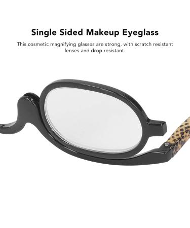 Buy 2.50 Enlargement Makeup Glasses - Foldable Rotating Reading Glasses with Case for Flawless Makeup Application - Buy Online on GoSupps.com