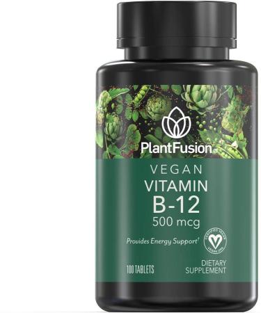 PlantFusion Vegan Vitamin B-12 500 mcg 100 Tablets