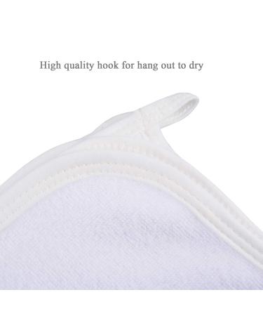 8 Pack Microfiber Face Towels 12x12 inch - Super Absorbent & Quick Drying Makeup Remover Cloths - Eco-Friendly Facial Cleansing Cloth Set (White) - Buy Online on GoSupps.com