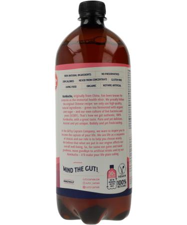 Other Brand Raspberry organic captain kombucha - The bottle of 1l - Buy Online on GoSupps.com