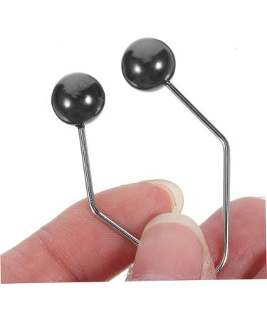 FRCOLOR 1 Pair Dimple Trainer Double Chin Exerciser Neck Toning Exerciser Forming Mouth Exerciser Jaw Trainer Smile Beauty Exerciser Jaw Exerciser Facial Tools Face Exercise Device Alloy 4.30X2.50X0.80CM Black - Buy Online on GoSupps.com