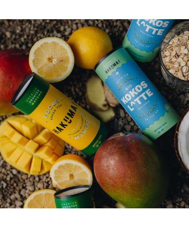 Buy Hakuma Bio Kokos Latte 12 x 235ml - Premium Matcha Latte with Oats & Creamy Coconut - Holiday Vibes in Cartocan - International Shipping Available - Buy Online on GoSupps.com