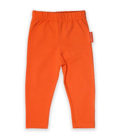 Organic Orange Basic Leggings 3-4 Years Orange