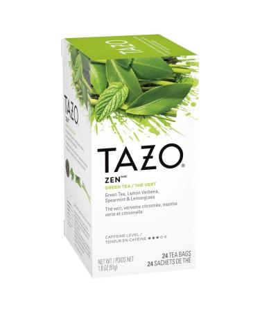 TAZO Zen Green Tea Bags - Non GMO, 24 Count (Pack of 6) - Buy Online on GoSupps.com