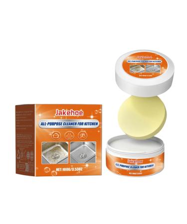 All-Purpose Degreaser Cleaner Kitchen Multi-Purpose Cleaner Multipurpose Cleaner Stainless Steel Clean Wax Multifunction Kitchen Cleaner for Kitchen Utensils Pots Stoves Heavy Oil Stains (1 Pc)