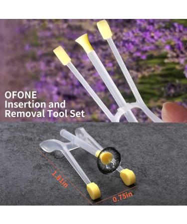 Ofone Contact Lens Remover Tool - Soft Lens Applicator with Tweezers & Case | Portable Contact Inserter & Remover - Travel Friendly (Yellow - Buy Online on GoSupps.com