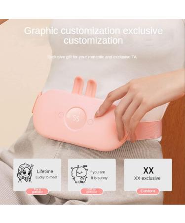 Dariokki Heating Belt for Pain Relief - Warm Uterus & Menstrual Comfort | Heated Massage Belt in White - Buy Online on GoSupps.com