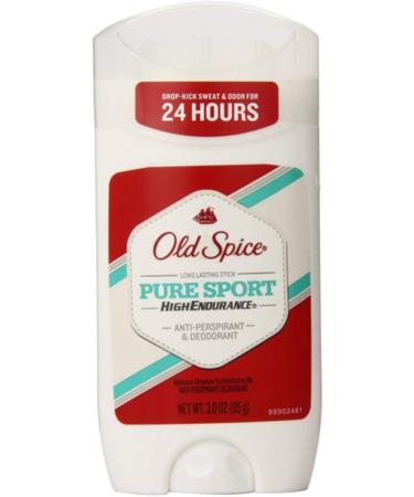 Old Spice High Endurance Anti-Perspirant & Deodorant Pure Sport 3 oz (Pack of 7)