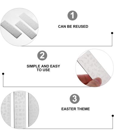 Frcolor 3-Piece Easter Nail Art Stamp Plate - DIY Rabbit & Egg Designs for Manicure Salon - Buy Online on GoSupps.com