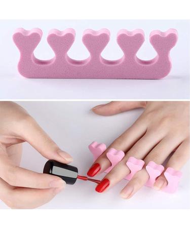 20 PCS Toe Separators Finger Spreader Set Nail Art Soft Foam Sponge Toe Separators Finger Dividers Pedicure Manicure Tools - Buy Online on GoSupps.com
