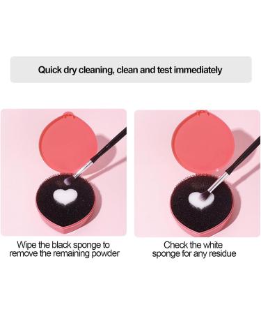 Aizuoni Makeup Brush Cleaner Sponge - Color Remover Eye Shadow Blush Cleaner - Portable Makeup Cleaning Tool for Work Home Dating - Buy Online on GoSupps.com