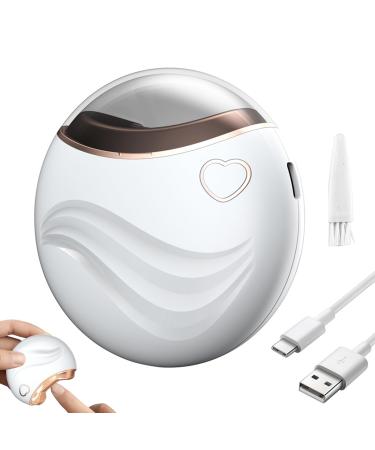 Electric Nail Clipper USB Rechargeable Professional Electric Nail File Nipper Manicure Quiet Safe Automatic Nail Trimmer for Babys Kinds Adults Seniors Toes and Fingernails Care Grooming White