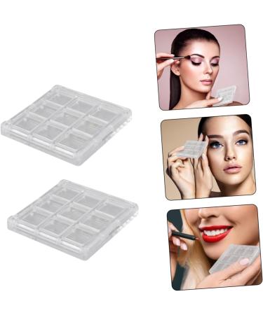 Ipetboom 20 Pcs Eye Shadow Box Eyeshadow Blush Powder Case Makeup Organizer Case Travel Compartment Platen 8x8cmx5pcs Transparent Colorx5pcs - Buy Online on GoSupps.com