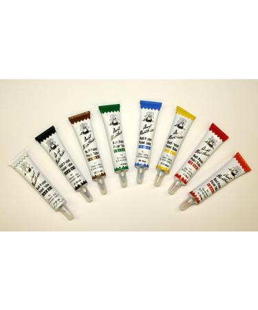 Aunt Martha's Ballpoint Embroidery Paint Primary Colors 8-Pack - 1 Ounce Each - Buy Online on GoSupps.com
