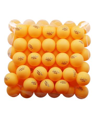 MAPOL 50- Pack Orange 3-Star Premium Ping Pong Balls Advanced Training Table Tennis Ball