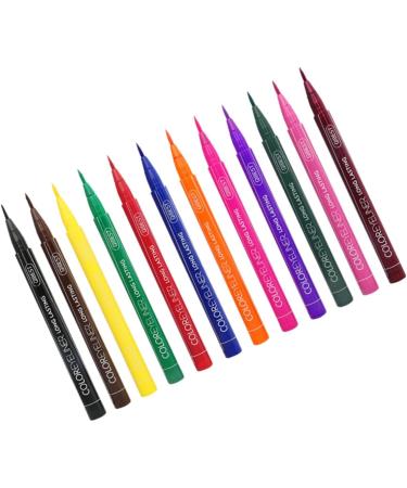 POPETPOP 24 Pcs Eyeliner Pencil Eyeline Liquid Pencil Waterproof Liquid Eyeliner Set Makeup Matte 1 count (Pack of 1) As Shownx2pcs - Buy Online on GoSupps.com