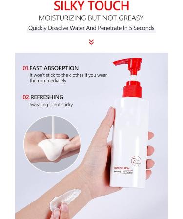 Kojic Acid Body Lotion 1 Bottle Skin Brightening Moisturizing Remove Melanin Quick Absorbing Body Cream 230ml - Buy Online on GoSupps.com