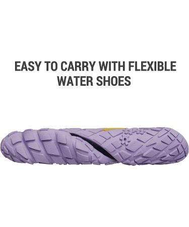 NORTIV 8 Women's Quick Dry Water Shoes | Aqua Beach Pool Swim Shoes - Dark Blue/Purple - Buy Online on GoSupps.com