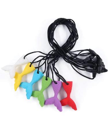 Yuanshenortey Baby Silicone Chew Necklace - 1pcs Sensory Chewy Teether for Infants - Buy Online on GoSupps.com