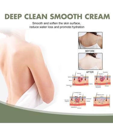 Dajidafu Deep Cleaning Body Smooth Cream Moisturizing Exfoliating Acne Black Spot Creams Female Skin Care Beauty Supplies - Buy Online on GoSupps.com
