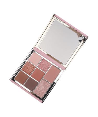 ZJchao 8 Color Matte Metallic Eyeshadow Palette for Gentle Translucent Color Payoff with Soft Blur Effect