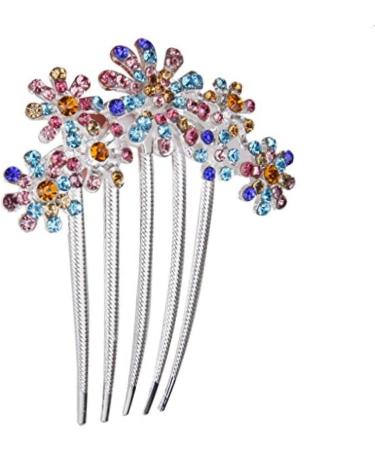 Ipetboom Tiara Hair Accessories Bridal Hair Comb Women Hair Clip Flower Hair Comb Wedding Women Hair Comb Diamond - Buy Online on GoSupps.com