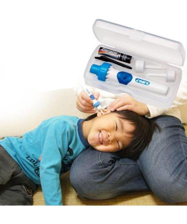 Ankrista Electric Ear Suction Device - Portable Automatic Ear Cleaner for Children and Adults (Blue) - Buy Online on GoSupps.com