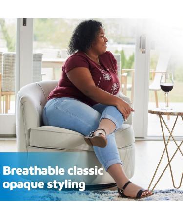 PSOWQ Compression Stockings for Men & Women - 20-30 mmHg Varicose Veins Relief Edema Support Open Toe Design Ideal for Pregnancy & Improved Blood Circulation - Buy Online on GoSupps.com