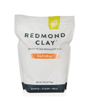 Redmond Clay   Natural Bentonite Clay  Soothing Mud Mask  6lb bag