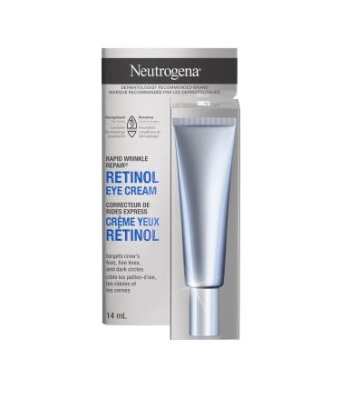 Neutrogena Rapid Wrinkle Repair Regenerating Cream - Retinol Face and Eye Moisturizer - Hyaluronic Acid Serum - 14 Milliliters (packaging May Vary) Eye Cream