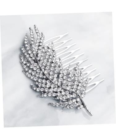 Angoily Bridal Headpiece Bridal Hair Accessories Pearl Hair Accessories Rhinestone Hair Clip Rhinestone Hair Comb Wedding Hair Comb Pearl Hair Clip Tiara Dress Bride Hair Dryer - Buy Online on GoSupps.com