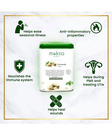 Premium Green Tea - 15 Pyramid Tea Bags - 100% Organic Panacea Flavored Herbal Extract Tea Bags - Buy Online on GoSupps.com