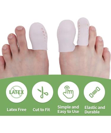 Silicone Toe Protectors - 8 Pairs Toe Sleeves for Corns, Blisters, and Ingrown Toenails - Buy Online on GoSupps.com
