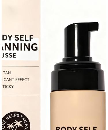 Self-Tanning Mousse 100ml Bronzer for Skin | Tanning Mousse | For Women and Men Outdoor Vacation Beach Wedding Evening Date - Buy Online on GoSupps.com