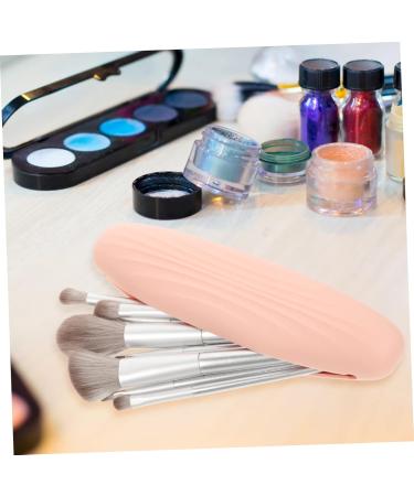 Angoily Pink Cosmetic Brush Bag - Travel Makeup Tool Organizer for Women | Beauty Tool Holder & Storage | Perfect for Makeup Artists - Buy Online on GoSupps.com