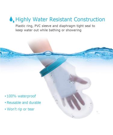 Doact Waterproof Arm Protector for Shower | Hand Plaster Protection for Adults | Broken Finger & Hand Cover - Buy Online on GoSupps.com