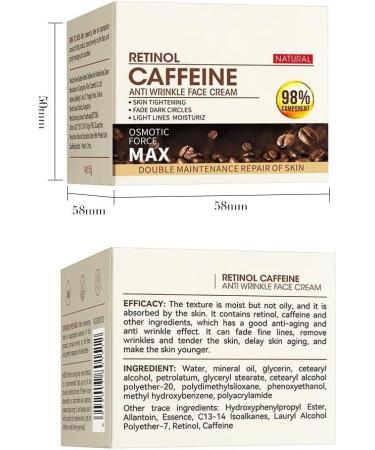 Retinol & Caffeine Anti-Wrinkle Cream Caffeine Eye Cream (Specialized for Dark Circles) Anti-Aging Eye Cream (Specialized for Dark Circles & Puffiness) Skin Care - Buy Online on GoSupps.com