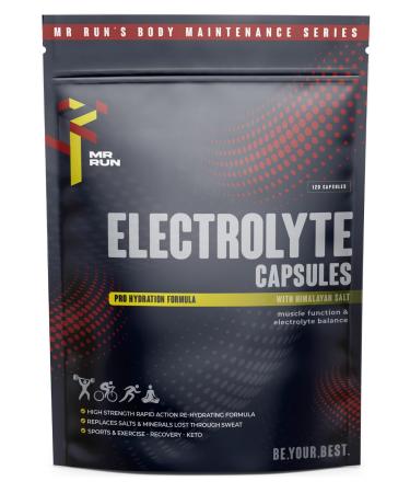Electrolytes Tablets - 120 Rapid Rehydration Tablets with Electrolytes - with Himalayan Salt Zero Sugar - Hydration Tablet for Runners Gym Keto Fasting Salts with Trace Minerals - 60 Servings - Buy Online on GoSupps.com