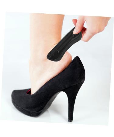Heel Stickers - Replaceable Wear-Resistant Cushions & Grips for Comfort | Heel Inserts & Pads - Black 10.00x3.00x0.40CM - Buy Online on GoSupps.com